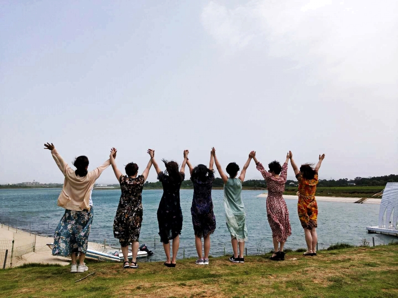 万富集团2019年春季团队活动之相拥秀水蓝天